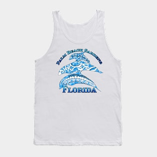 Palm Beach Gardens Florida Vacation Tribal Dolphins Tank Top